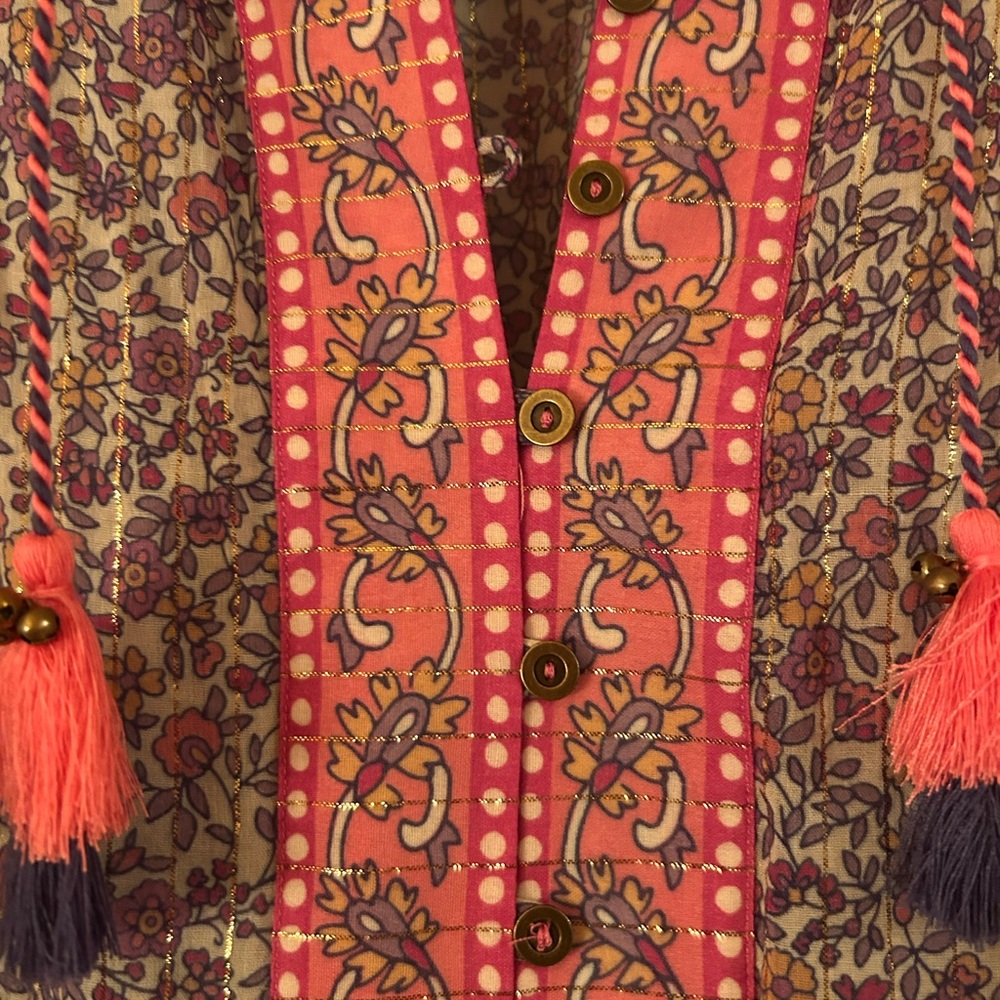Spell Boho Long Sleeve Floral Maxi Dress - Picture 4 of 15